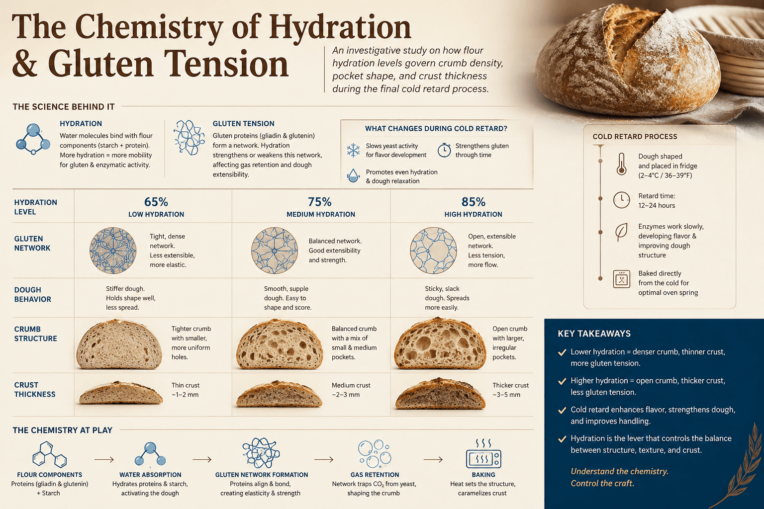 The Chemistry of Hydration & Gluten Tension
