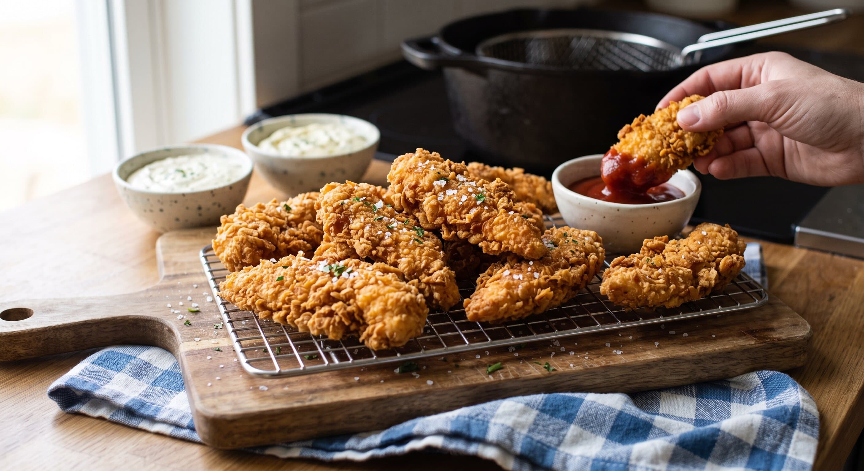 Extra-Crispy Chicken Tenders