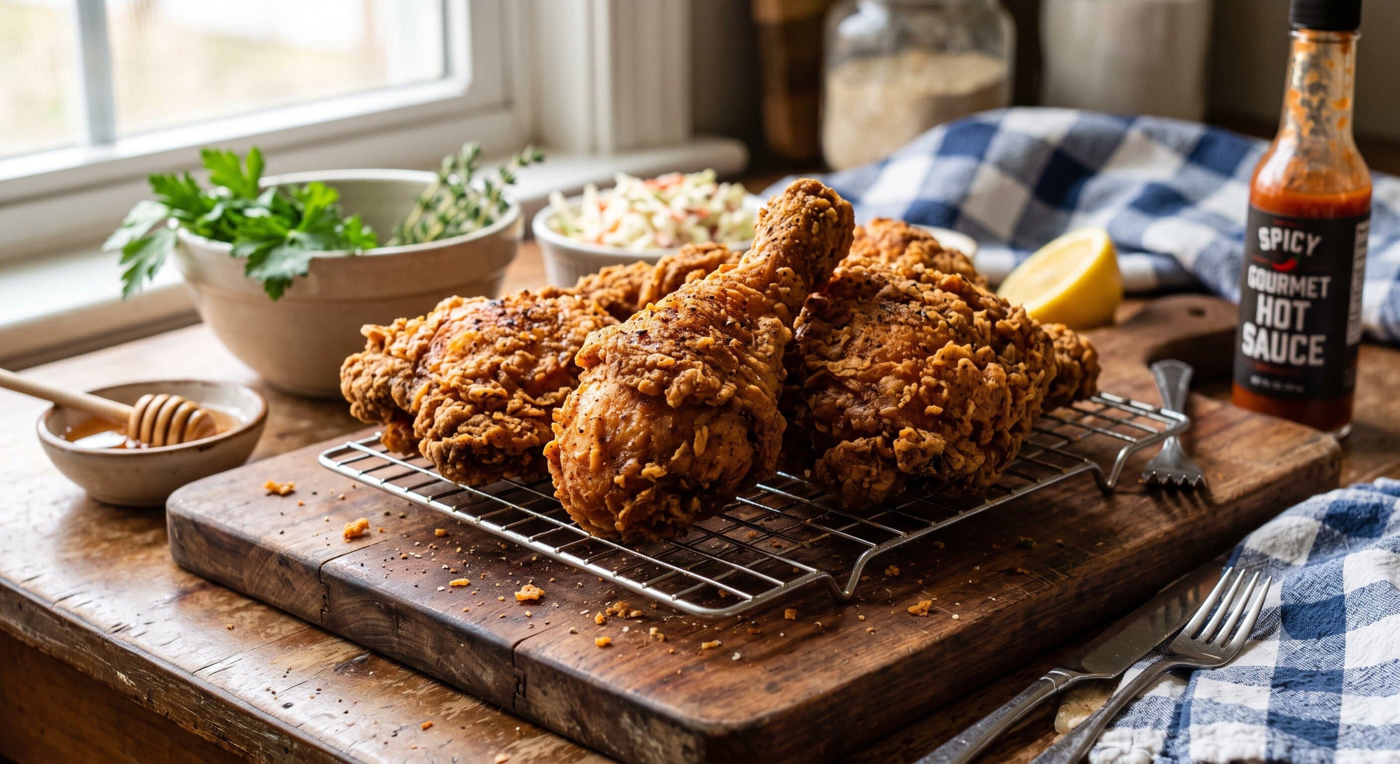 Crispy Buttermilk Fried Chicken