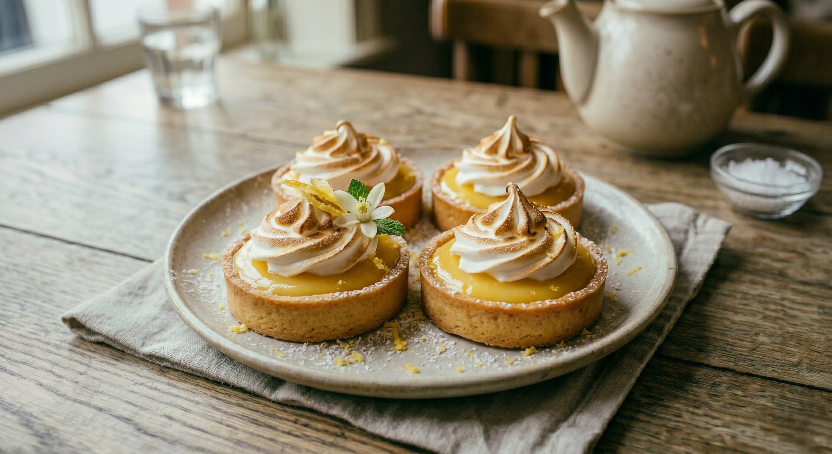 Meyer Lemon Meringue Sweet Tartlets