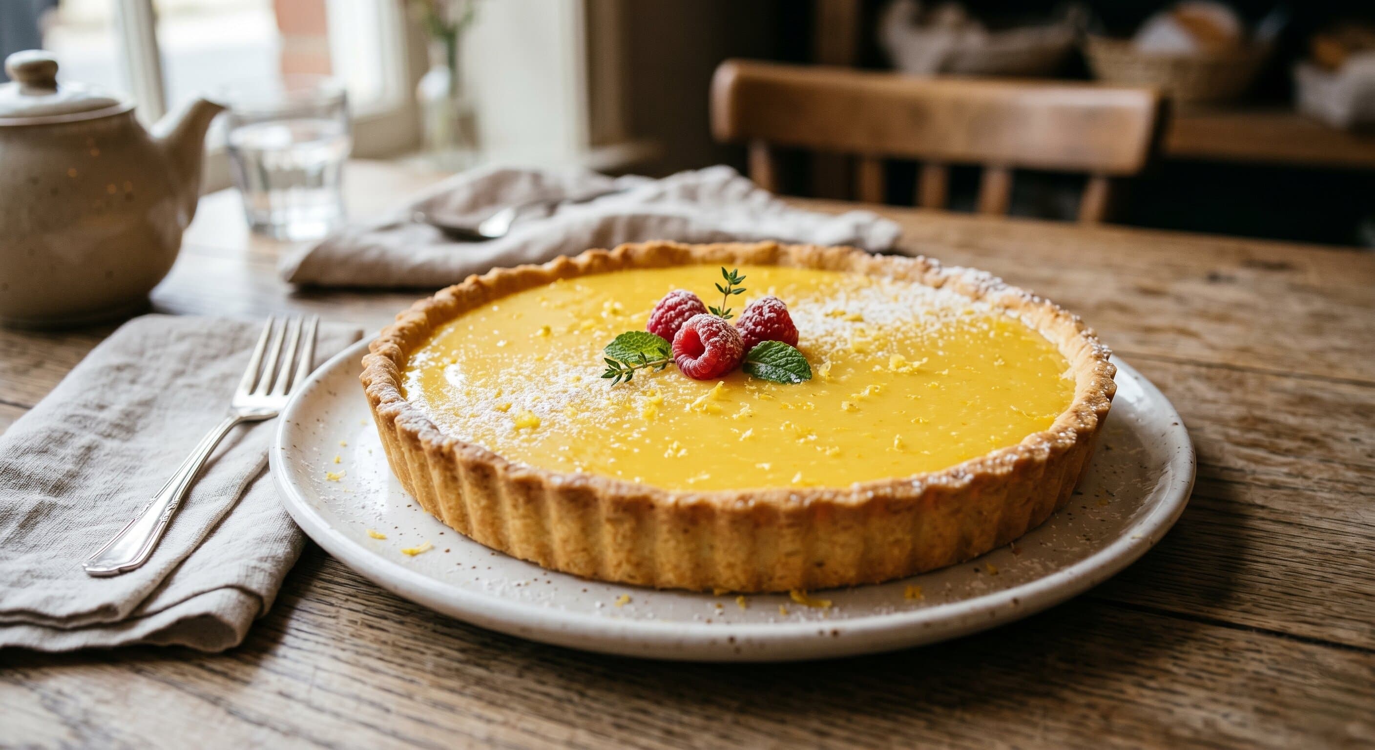 Classic French Tarte au Citron