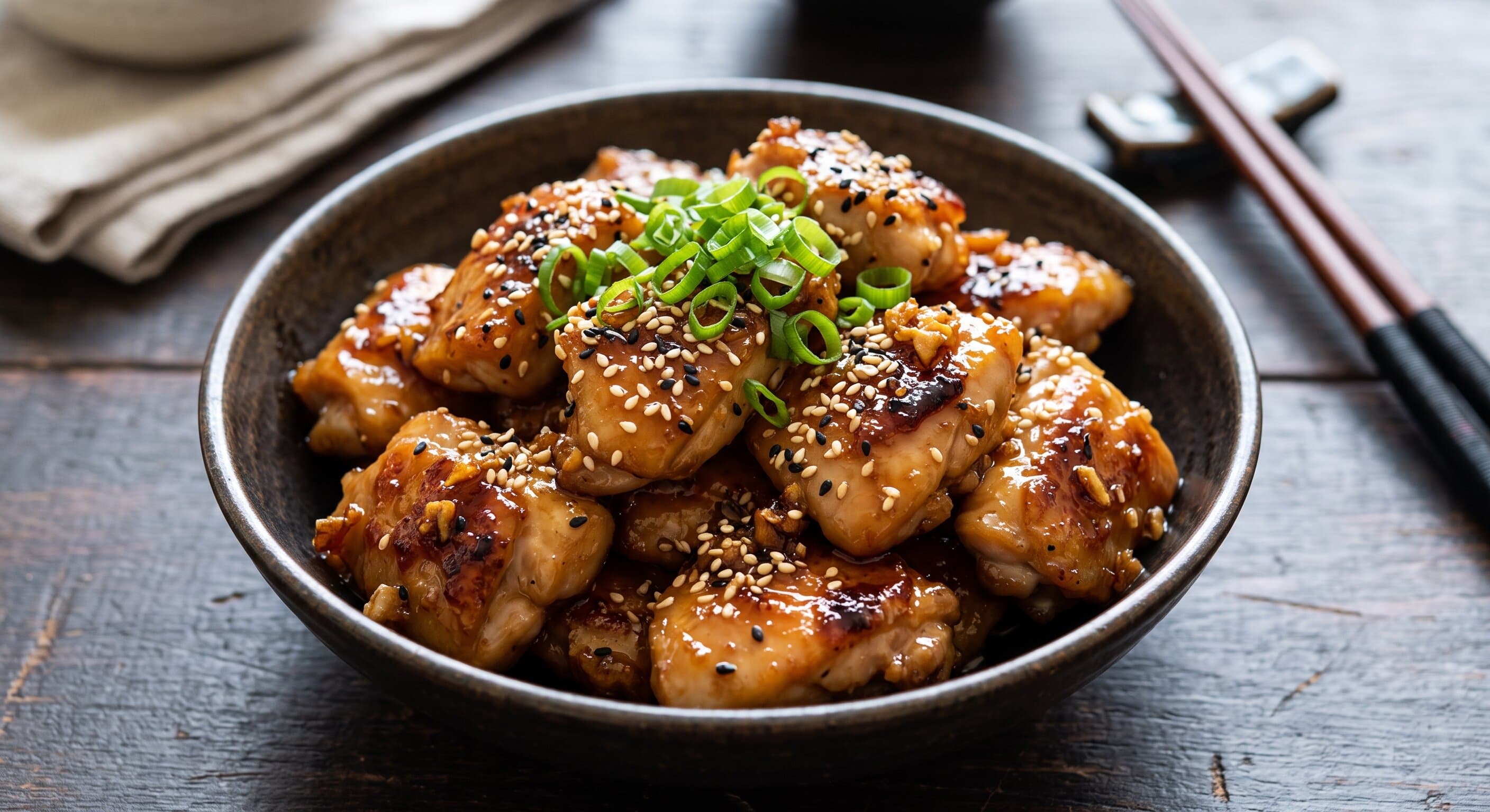 Sticky Honey Garlic Chicken